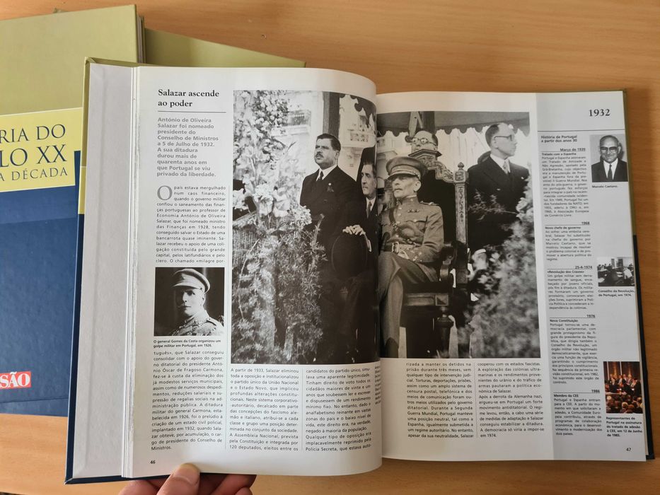 4 livros da coleção "História do Século XX Década a Década"