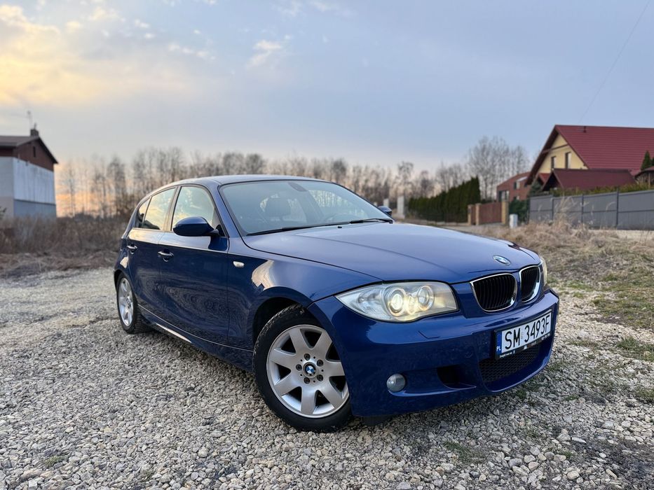 BMW Seria 1 Mpakiet, 2.0. niski przebieg, bezwypadkowa, Le mans blau, xenon, pdc