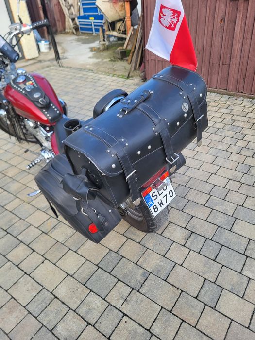 Honda shadow 600 vlx wersja USA ubrany w kufry rok 2003