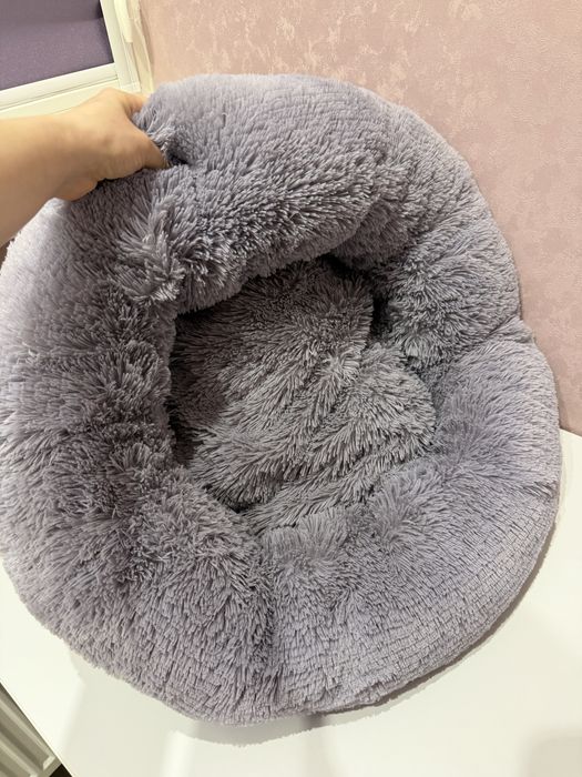 Лежанка пухнаста для собаки або кота