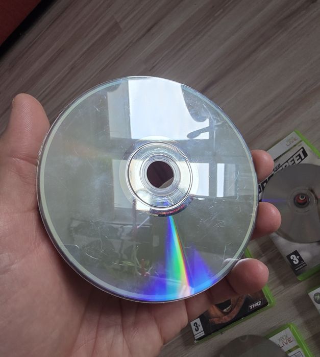 7x Gry Xbox 360 Cars NFS Prostreet Pure Batman Indiana J Marvel Kung F