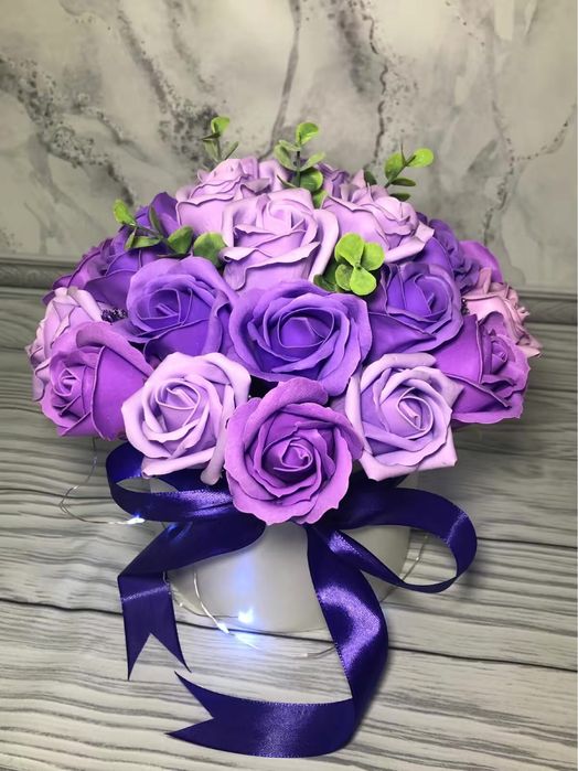 Букети з мильних квітів