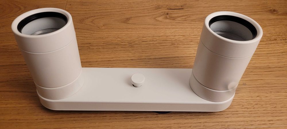 IKEA NYMANE
Lampa ścienna podw, montaż stały, biały