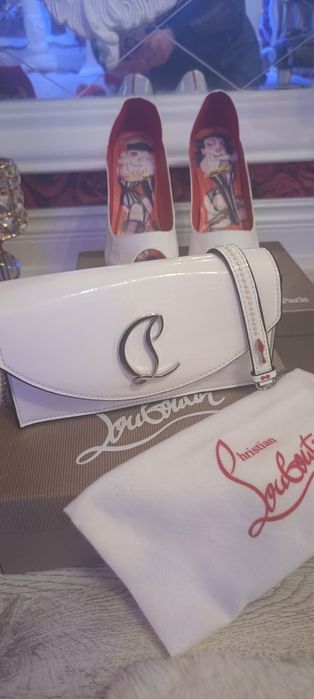 Torebka Christian Louboutin limited edyttion withe