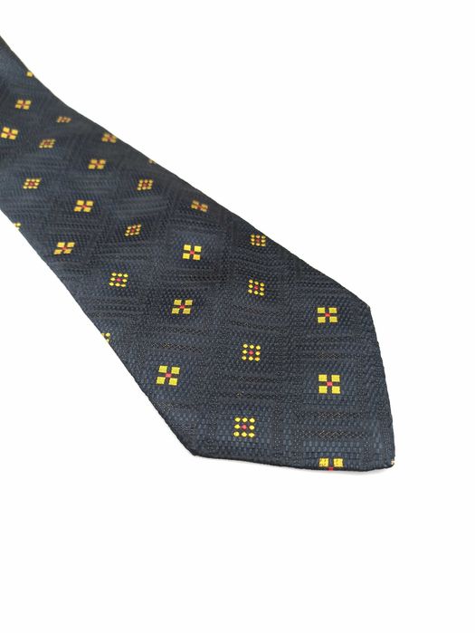 Andrew's Ties granatowy jedwabny krawat sap106