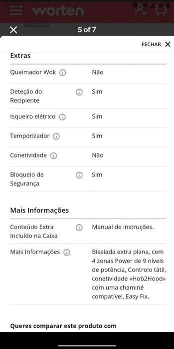 Placa da Indução AEG Hob2Hood (preto)