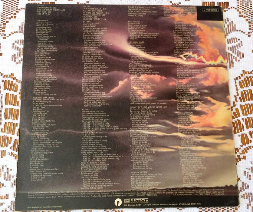 Płyta winylowa - DEEP PURPLE - Stormbringer - 1974 - Super stan!