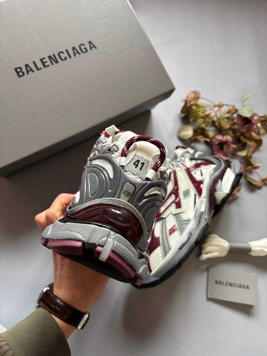 !SALE! Balenciaga Runner White Red 36 37 38 39 40 41 42 43 44 45 46 баленсіага