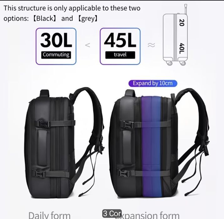 Mochila de viagem XL