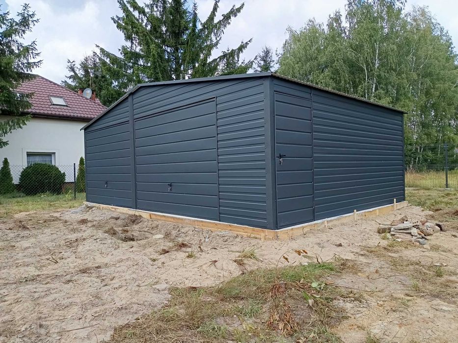 Garaż blaszak garaże blaszane garaże blaszaki 7*5 6*6 7*7 profil 4*6