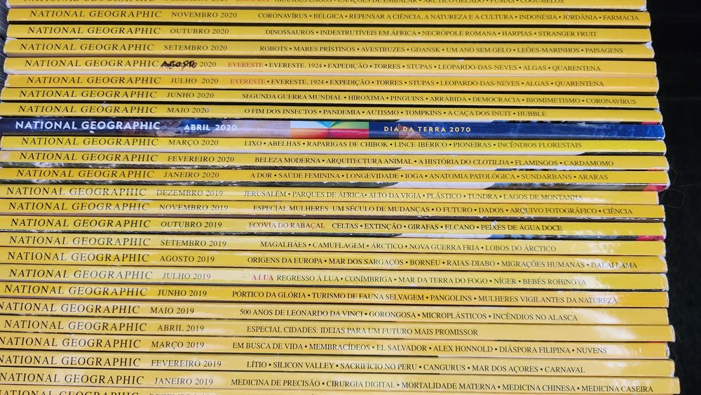 Revistas National Geographic de Janeiro de 2007 a Dezembro de 2023