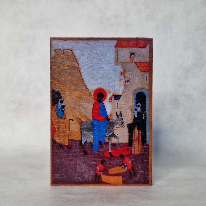 "Wjazd do Jerozolimy" - Reprodukcja ikony Jerzego Nowosielskiego.