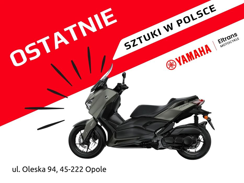 Yamaha X-max 125 cm3 12,25 KM / Kolor Tech Kamo / Dostępny od ręki / Model 2025
