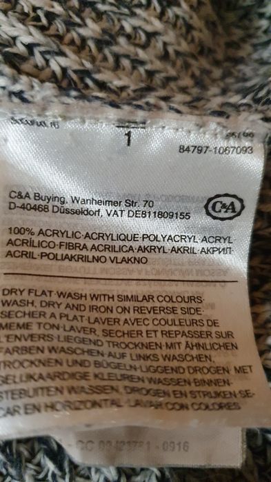 Sweter męski C&A r. XS
