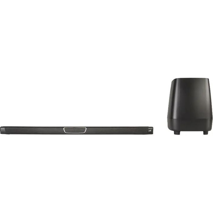 Barra de Som Polk Audio Magnifi Max SR + Altifalante Surround, Wireless 5.1  com 400 w. Som de qualidade profissional