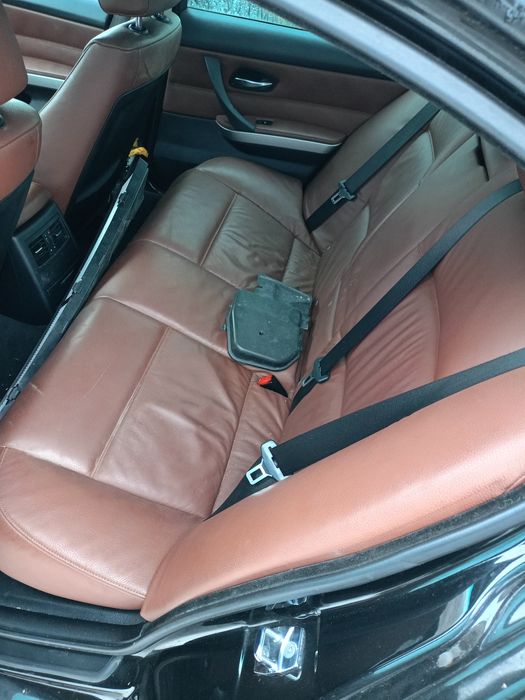 BMW e90 fotele skórzane brązowe pamięć tapicerka
