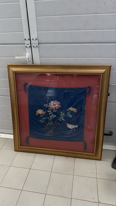 Quadro bordado de Castelo Branco