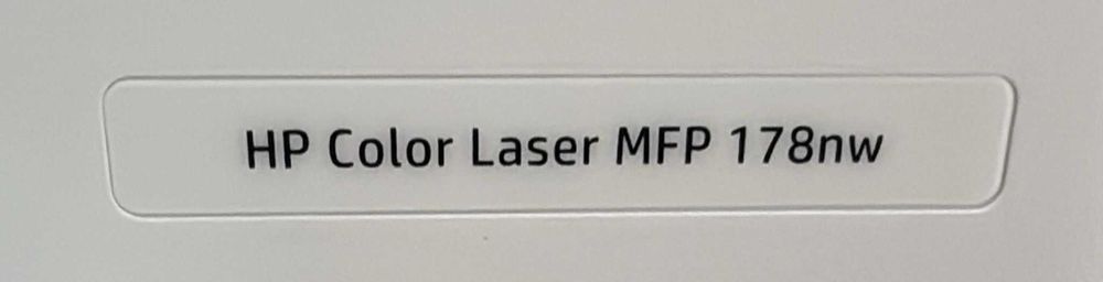 Impressora HP Color Laser MFP 178nw - com 2 anos