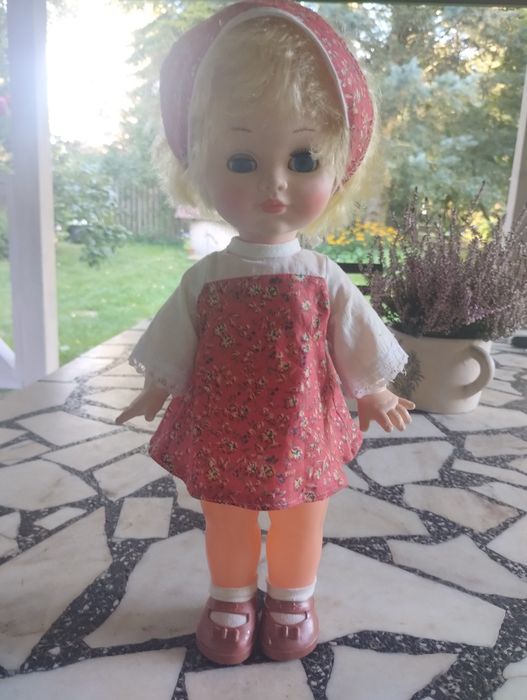 Stara lalka, radziecka, CCCP, czasy PRL