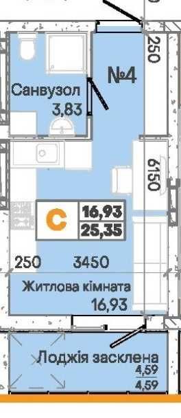 СРОЧНО!Продам студийную квартиру с ремонтом и видом на море!Акварель7.