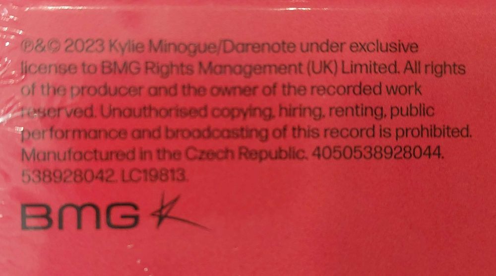 Kylie Minogue Tension CD nowa w folii Deluxe Edition 3 bonus Track