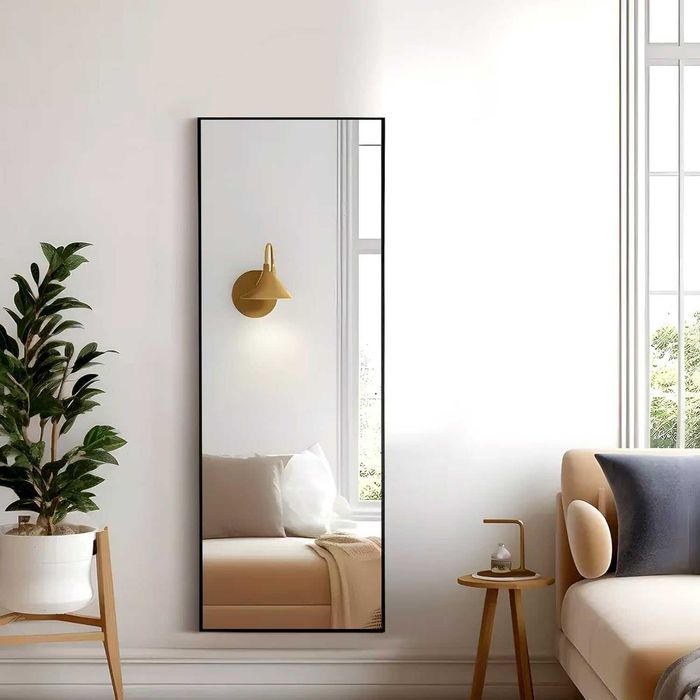 Nowe stojące lustro / lusterko / 50x140CM / HORLIMER / czarne !R197!