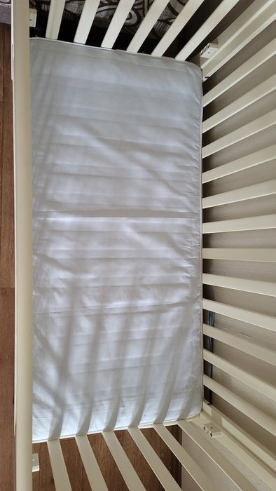 Ліжко для немовлят. Верес. З ортопед.матрацом. З маятником. 3 рівні