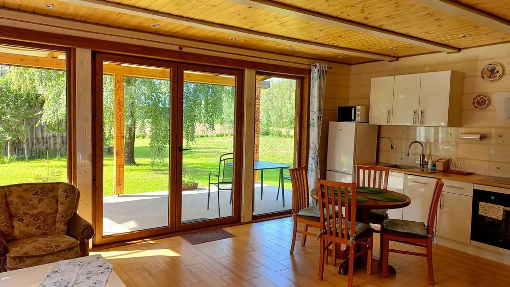 dom, domek, z jacuzzi, sauna, kominek, romantyczny weekend, relaks