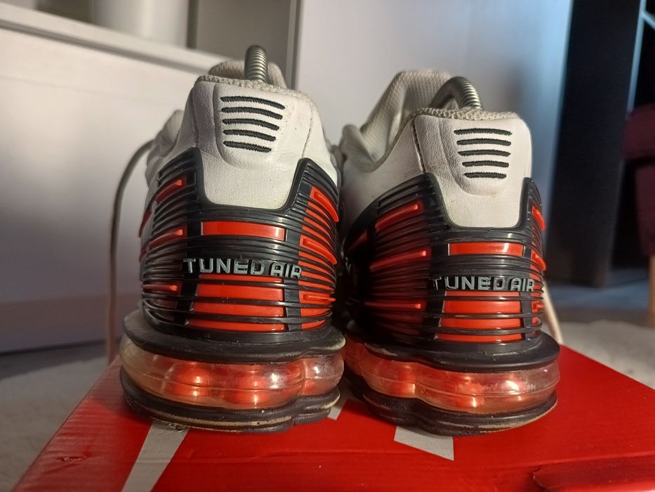 Nike Air Max Plus TN III White Red  (44)