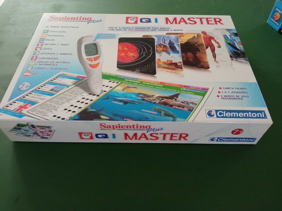 Jogo QI Master como novo, mais de 1000 questões Para aprender e divert