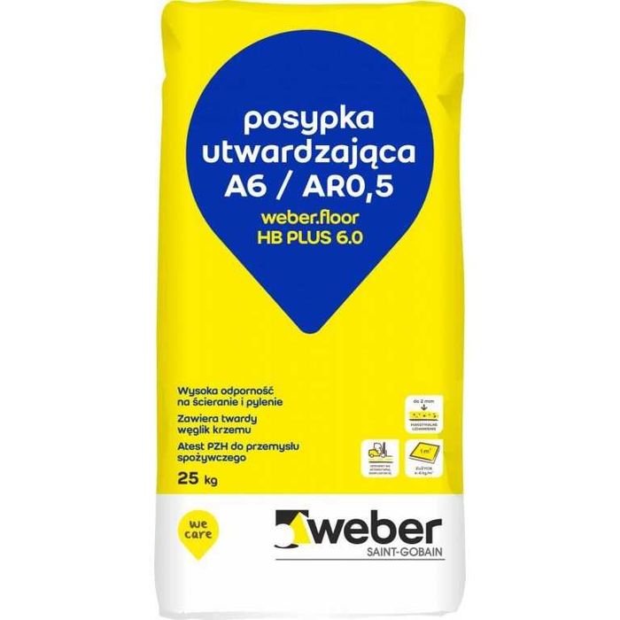 Posypka utwardzająca do betonu + impregnat do posadzek przemysłowych