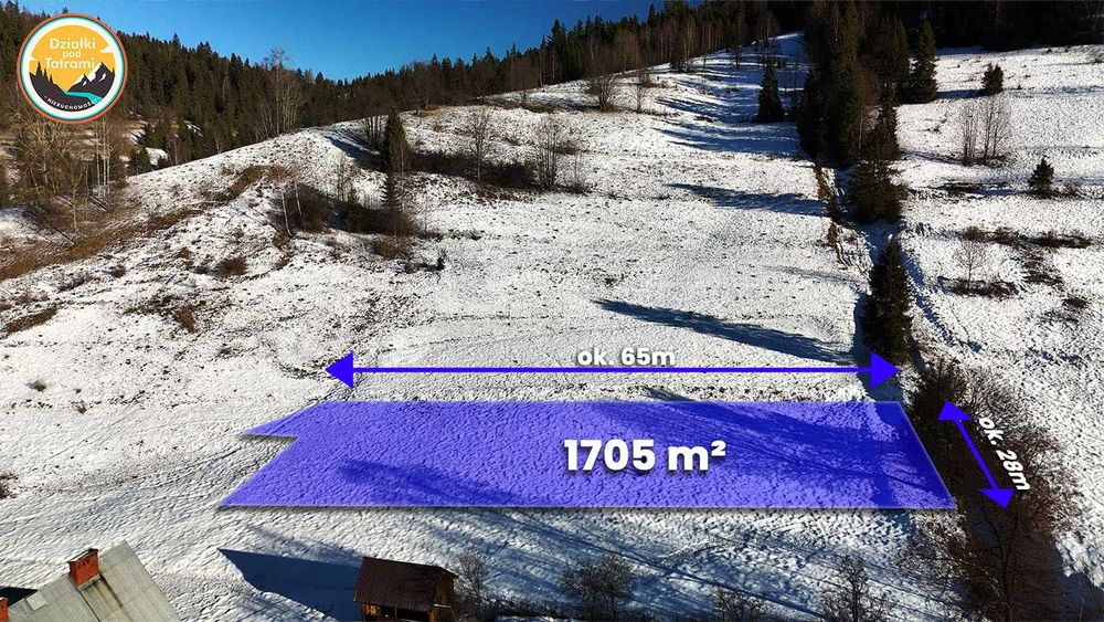 Działka rolna 17 ar na Spiszu - Łapszanka