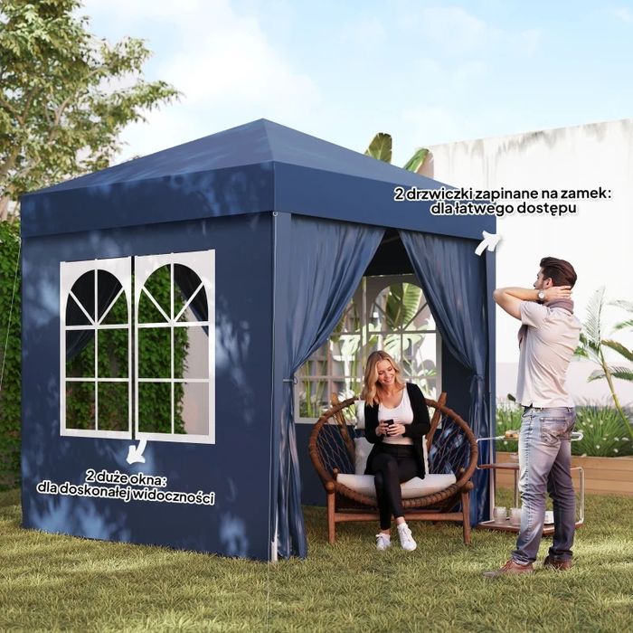 0utsunny Pawilon ogrodowy rozkładany.