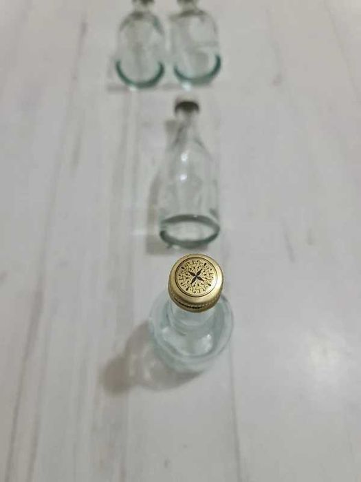 Coleção Conjunto Lote Pack Garrafas Vidro Pequenas Amostras Vintage