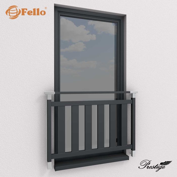 Balustrada francuska balkon barierka RAL okienna poręcz WYSYŁKA