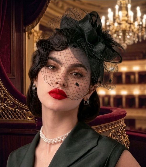 Fascynator w stylu retro – Esencja teatralnej elegancji