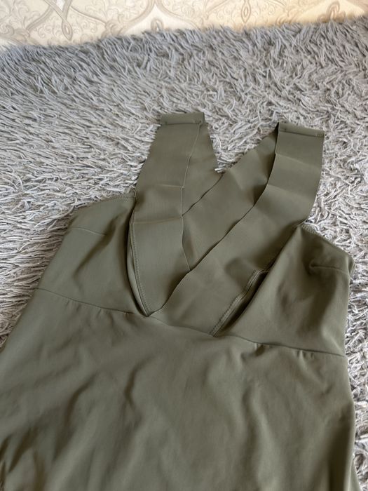 Купальник суцільний жіночий h&m.  боді. купальник оливковий