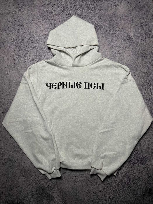 ОРИГІНАЛ Худи Черные псы / Черный и белый / M L