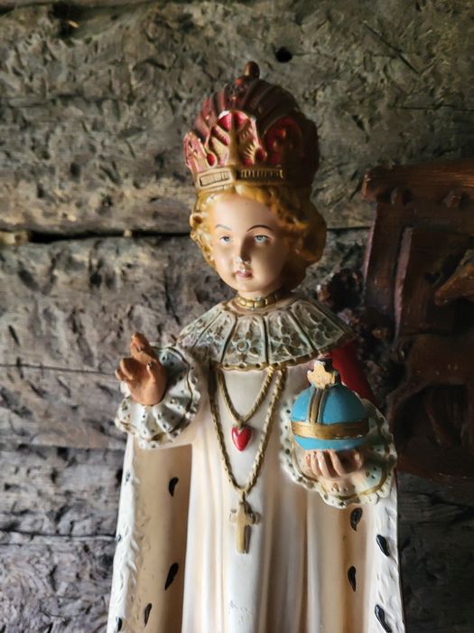 Duża figura 64 cm Praskie Dzieciątko Jezus