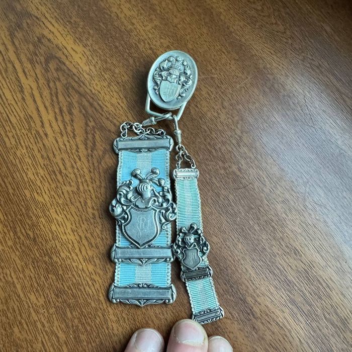 Odznaki/ Medal Szatelen Bractwa Studentów Srebro Art Deco