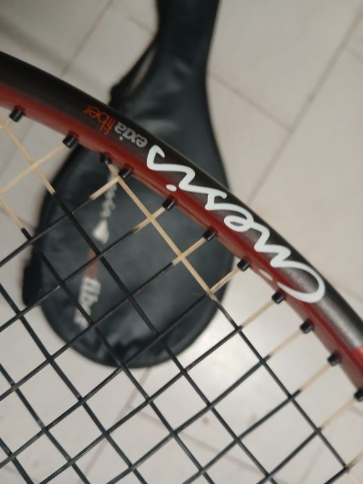 Raquete Tennis Inesis Exia Fiber c capa  usado 1x