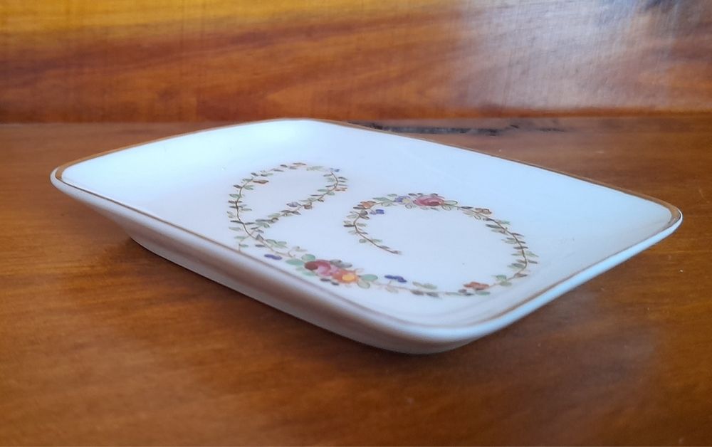 Taça aneleira porcelana Artibus Monograma C