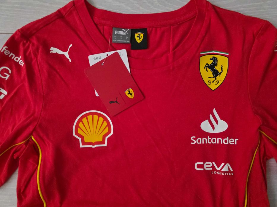 damska koszulka Scuderia Ferrari 2024, Puma, F1, Formula 1, S, Leclerc