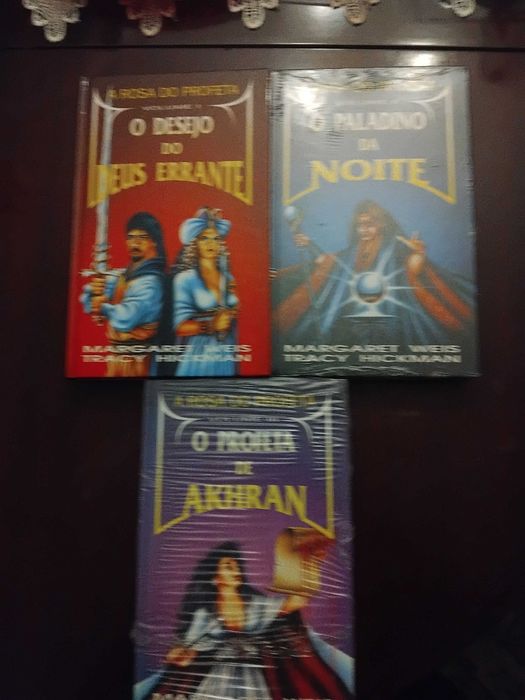3 LIVROS DE FANTASIA - A ROSA DO PROFETA - VOLUMES I, II E III