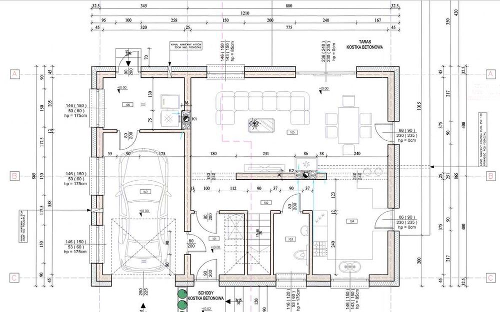 Dom Krotoszyn NOWY deweloperski stan surowy na działce klienta 140m2 OKAZJA