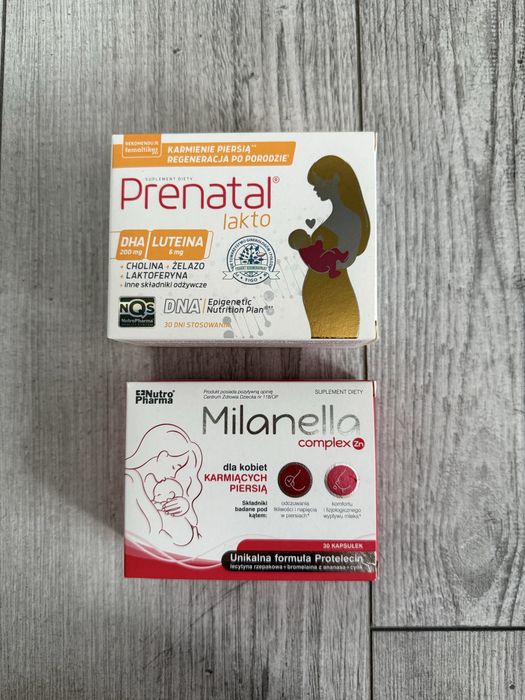 Zestaw Prenatal lakto + Milanella complex