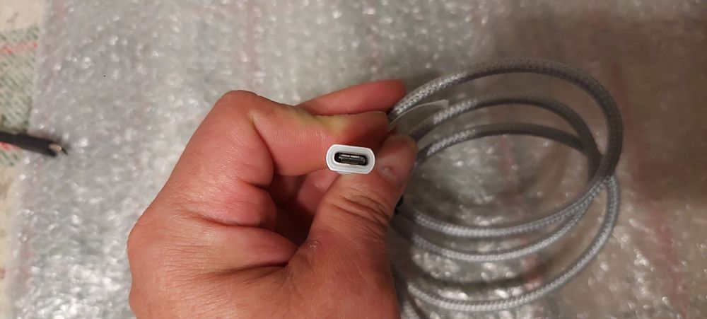 Kabel 1m przedłużacz USB-C wtyczka na USB-C  gniazdo przedłużacz