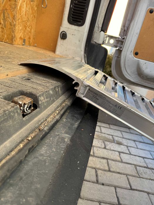 Najazdy aluminiowe 2,5m/1550kg idealne do busa/przyczepki. Dostawa 1-2 dni