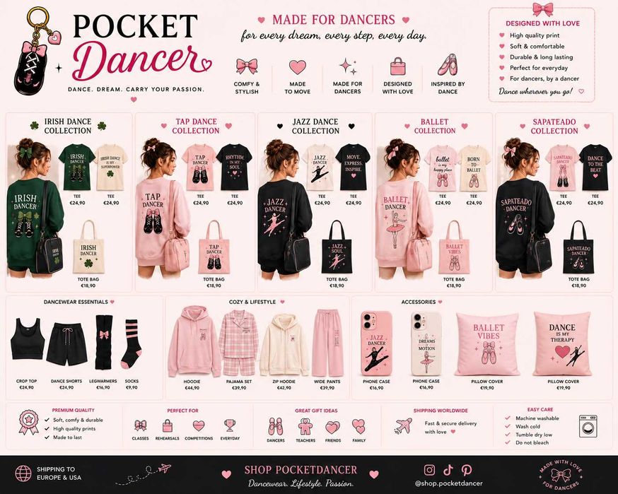 Jazz dance pocket dancer