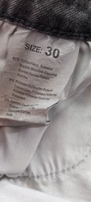 NOWE MSARA r.38/40 M/L 30 jeansy dżinsy spodnie skinny rurki push up